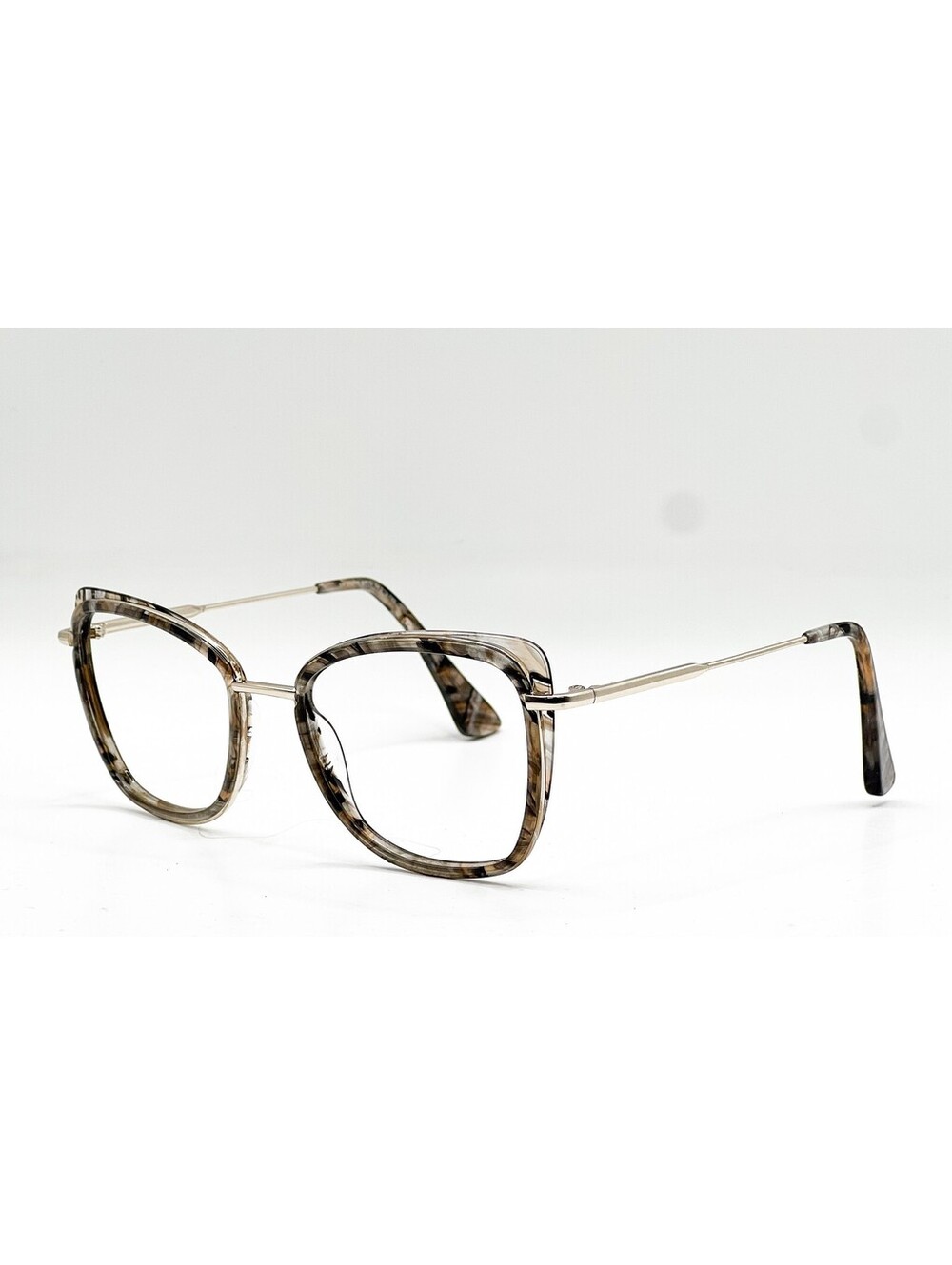 Salsa Sa 20210 Br/G Rich Brown Gold Authentic Eyeglasses 54-19-140